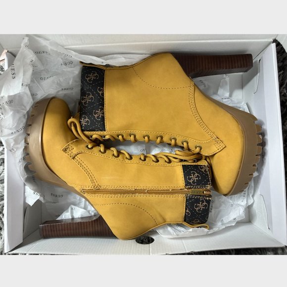 Guess Tan High Heel Boots - Elevate Your Style with Elegance size 9 - Picture 2 of 4